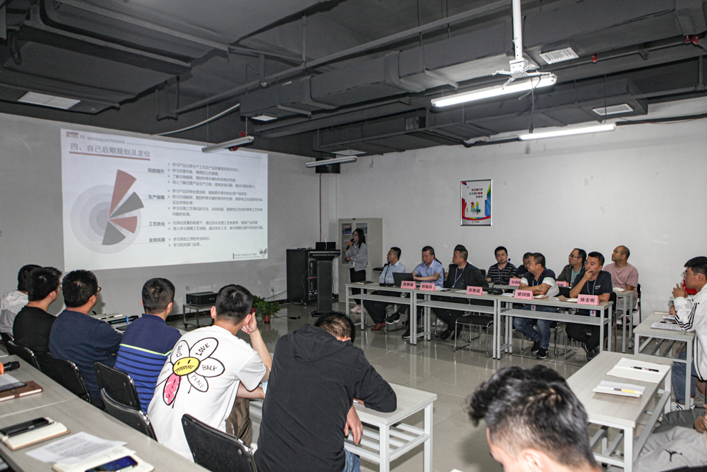 Huayi Microelectronics Holds 2021 College Students' Production Internship Phase Review and Mid-Autumn Festival Symposium